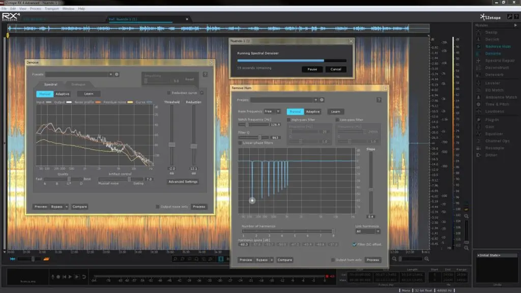 Izotope RX plugin